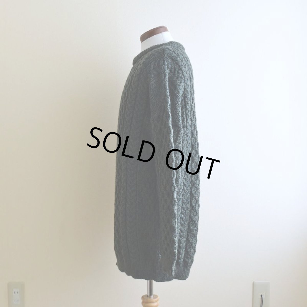 画像4: ARANCRAFTS フィッシャーマンセーター　  "MADE IN IRELAND"　 表記L  (4)