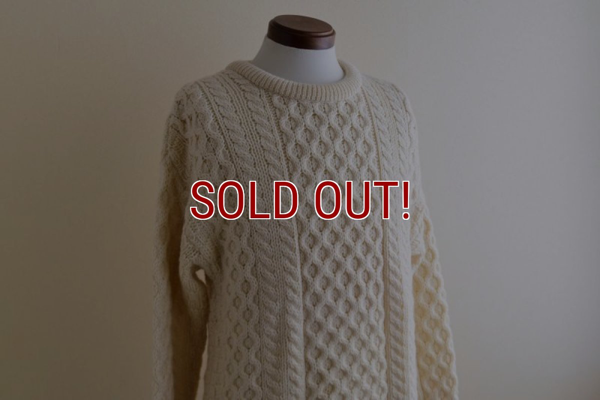 画像6: ARAN SWEATER MARKET フィッシャーマンセーター　  "MADE IN IRELAND"　 表記M  (6)