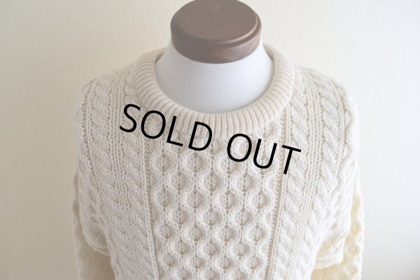 画像8: ARAN SWEATER MARKET フィッシャーマンセーター　  "MADE IN IRELAND"　 表記M 