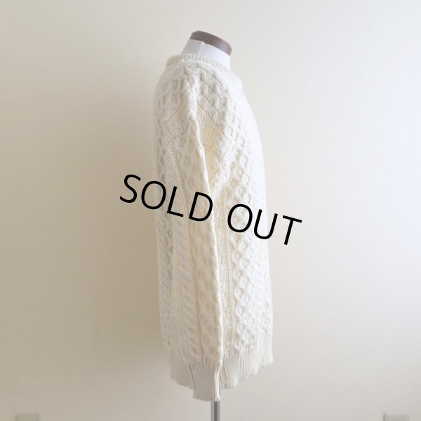 画像2: ARAN SWEATER MARKET フィッシャーマンセーター　  "MADE IN IRELAND"　 表記M 