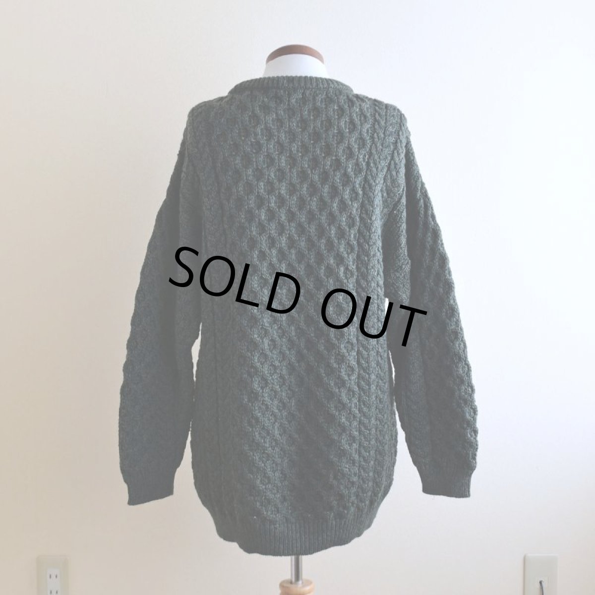 画像3: ARANCRAFTS フィッシャーマンセーター　  "MADE IN IRELAND"　 表記L  (3)