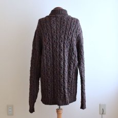 画像3: 1990s L.L.Bean タートルネック フィッシャーマンセーター　  "MADE IN IRELAND"　 表記XL  (3)
