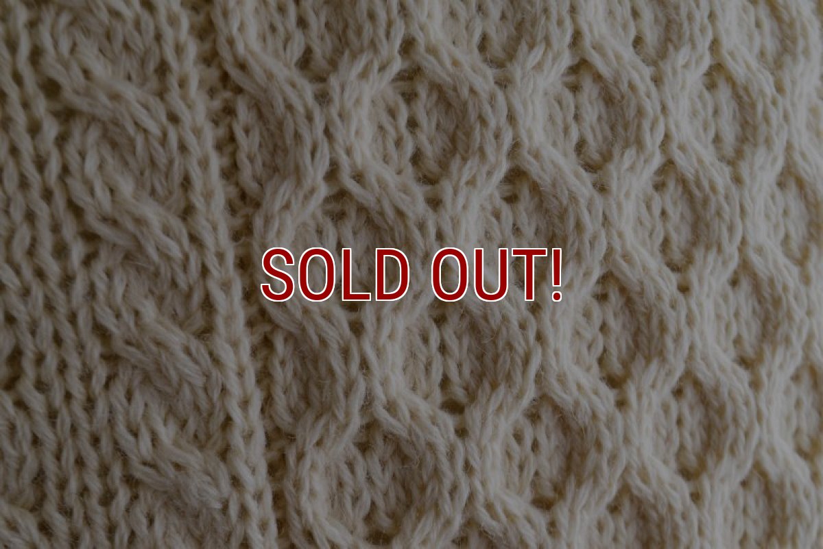 画像9: ARAN SWEATER MARKET フィッシャーマンセーター　  "MADE IN IRELAND"　 表記M  (9)