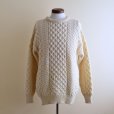 画像1: ARAN SWEATER MARKET フィッシャーマンセーター　<br> "MADE IN IRELAND"　<br>表記M<br> (1)