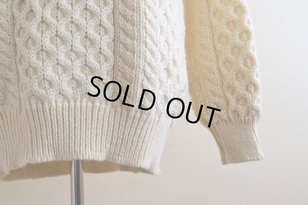 画像10: ARAN SWEATER MARKET フィッシャーマンセーター　  "MADE IN IRELAND"　 表記M 