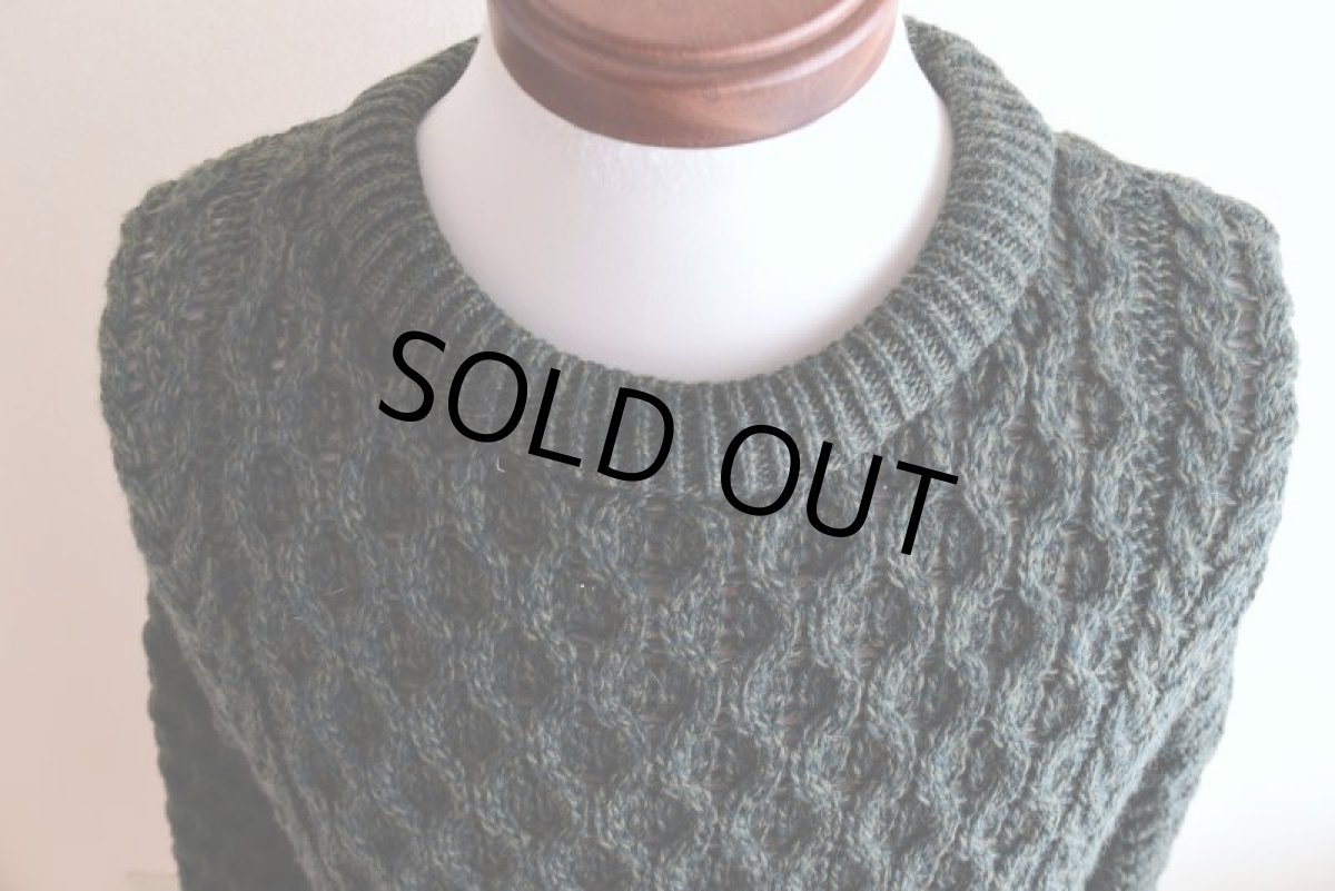 画像8: ARANCRAFTS フィッシャーマンセーター　  "MADE IN IRELAND"　 表記L  (8)