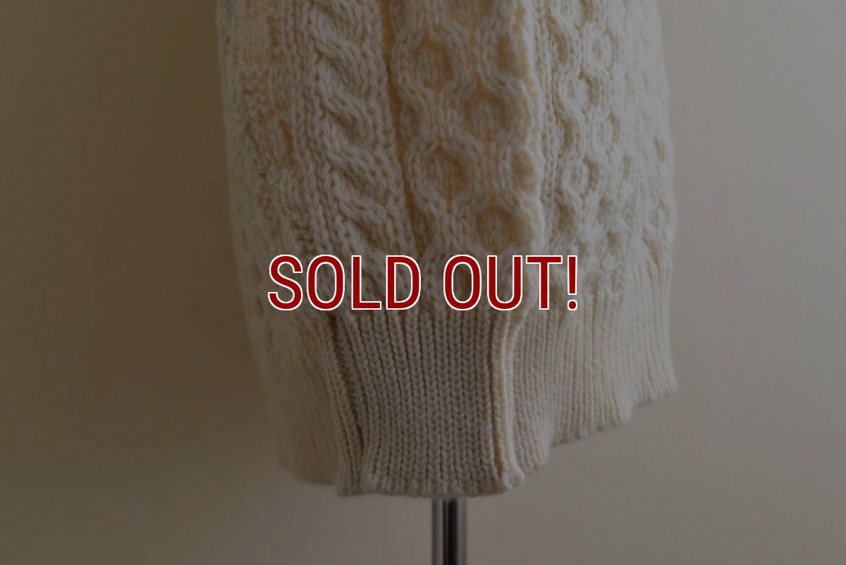 画像11: ARAN SWEATER MARKET フィッシャーマンセーター　  "MADE IN IRELAND"　 表記M  (11)