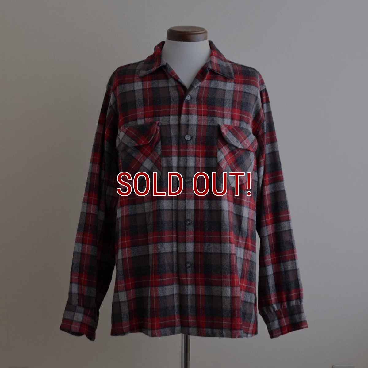 画像1: 1950s PENDLETON ウールシャツ　  "MADE IN USA"　 表記L  (1)