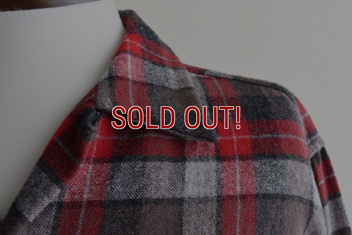 画像9: 1950s PENDLETON ウールシャツ　  "MADE IN USA"　 表記L  (9)