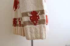 画像9: 1960s バイソン柄カウチンセーター　 実寸ML  (9)