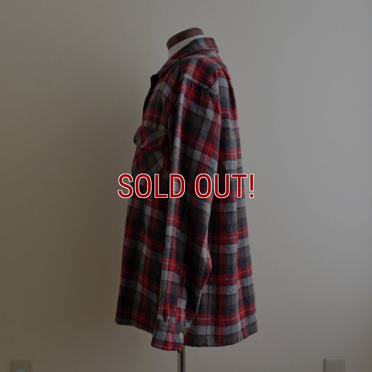 画像4: 1950s PENDLETON ウールシャツ　  "MADE IN USA"　 表記L  (4)