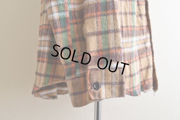 画像11: 1970s FIVEBROTHER ヘビーネルシャツ   "MADE IN USA"  表記L