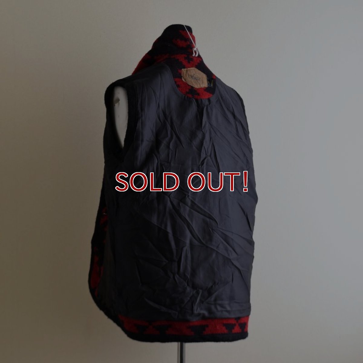 画像5: 1990s Woolrich ネイティブ柄ウールラグベスト　  "MADE IN USA"　 表記M  (5)