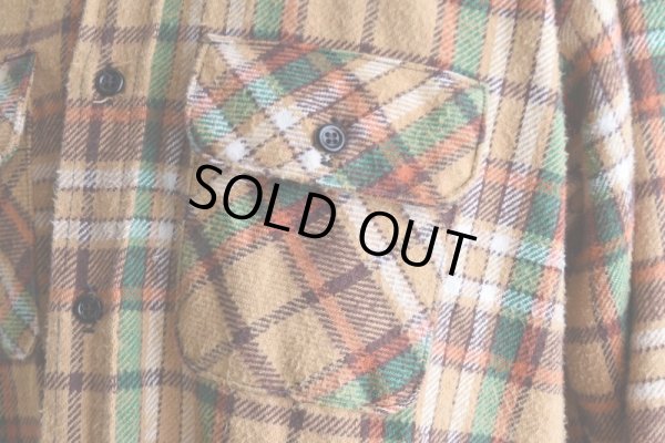 画像8: 1970s FIVEBROTHER ヘビーネルシャツ   "MADE IN USA"  表記L