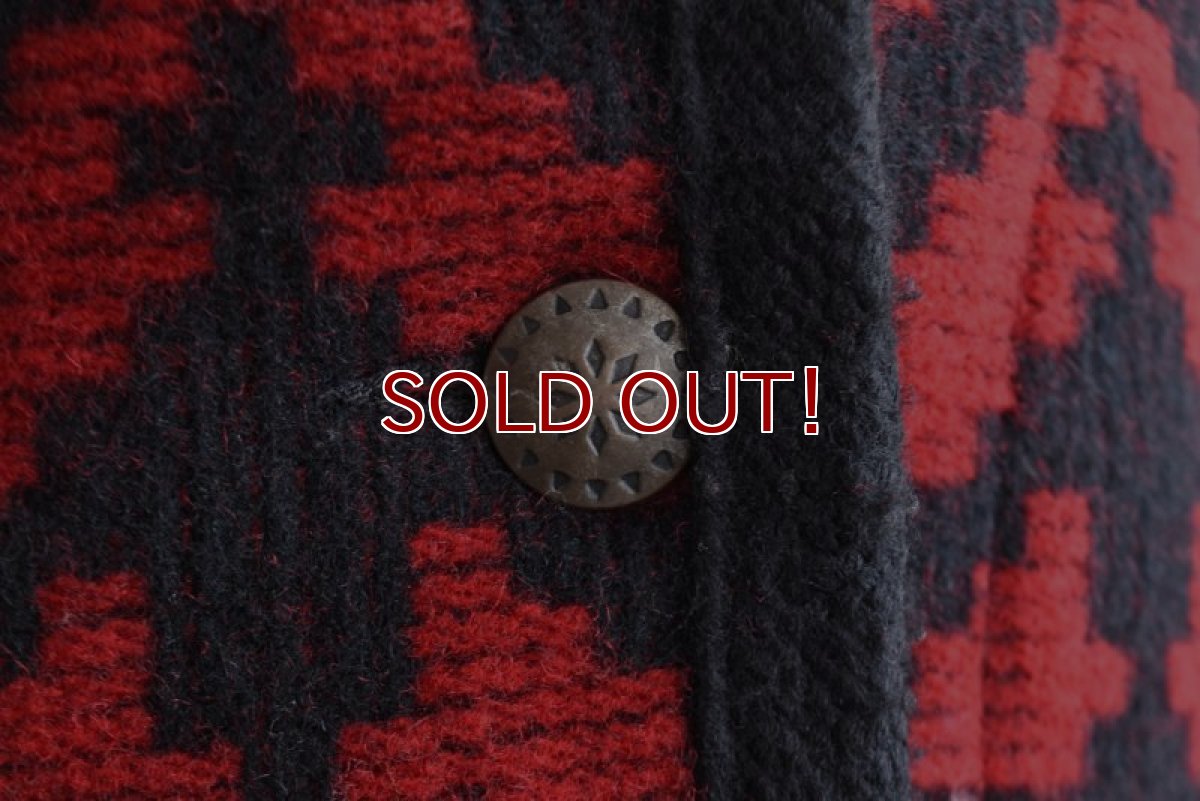 画像10: 1990s Woolrich ネイティブ柄ウールラグベスト　  "MADE IN USA"　 表記M  (10)