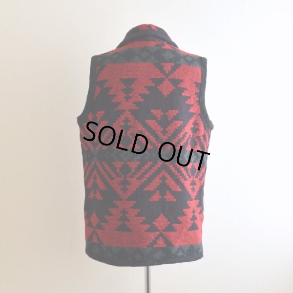 画像3: 1990s Woolrich ネイティブ柄ウールラグベスト　  "MADE IN USA"　 表記M 