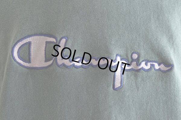 画像9: 1990s Champion リバースウィーブスウェット　  "ロゴ刺繍/リブライン"　 表記XL 