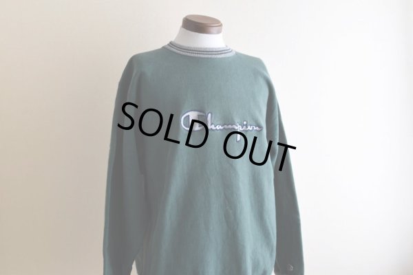 画像7: 1990s Champion リバースウィーブスウェット　  "ロゴ刺繍/リブライン"　 表記XL 