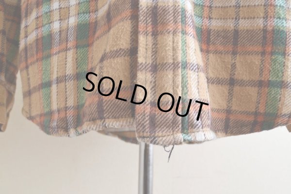 画像10: 1970s FIVEBROTHER ヘビーネルシャツ   "MADE IN USA"  表記L