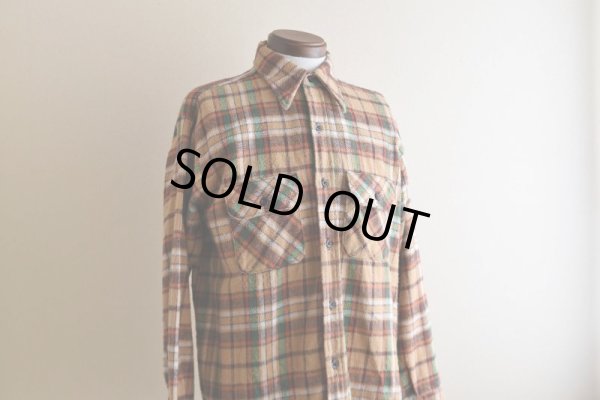 画像6: 1970s FIVEBROTHER ヘビーネルシャツ   "MADE IN USA"  表記L