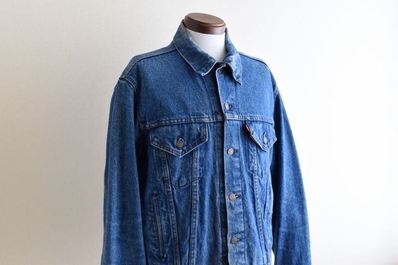 Levi's デニムジャケット70506-0216 46R USA製　赤タブ 1980s Levi's 70506-0216 デニムジャケット 