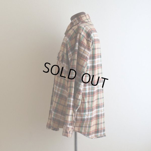 画像4: 1970s FIVEBROTHER ヘビーネルシャツ   "MADE IN USA"  表記L