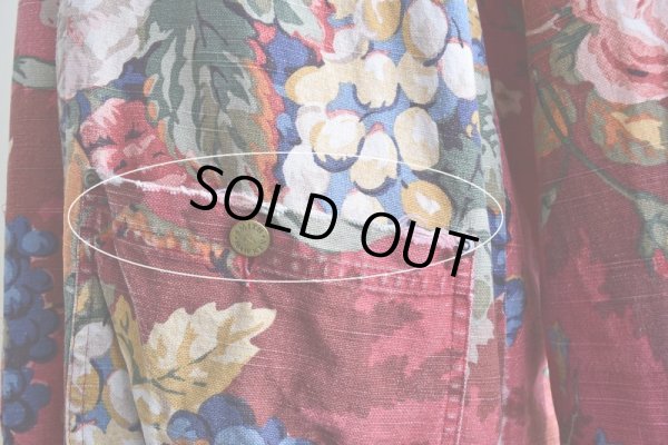 画像19: Smith&Hawken ボタニカル柄カバーオール　 "MADE IN USA"　 表記L 