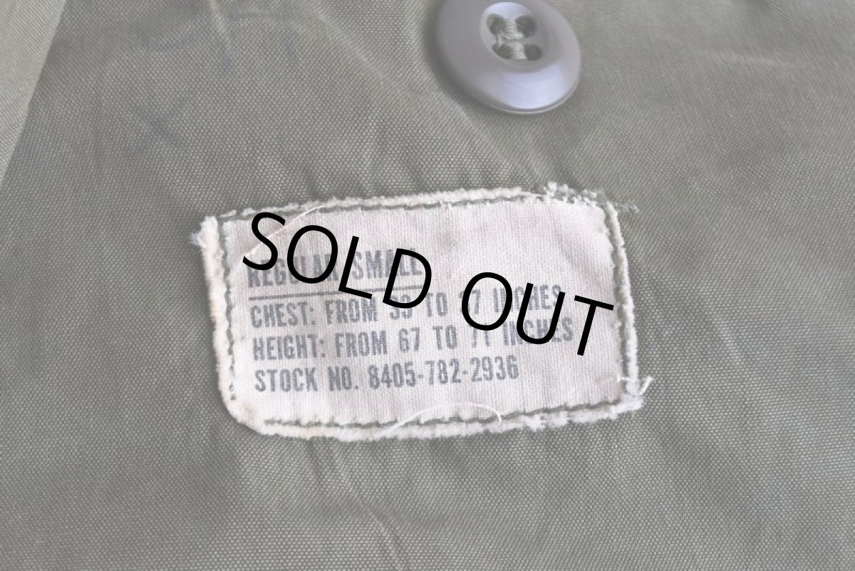 画像6: 1960s US.ARMY M-65 フィールドジャケット 最初期　 "1ST MODEL /CONMARアルミジッパー" 　 表記SMALL-REGULAR  (6)