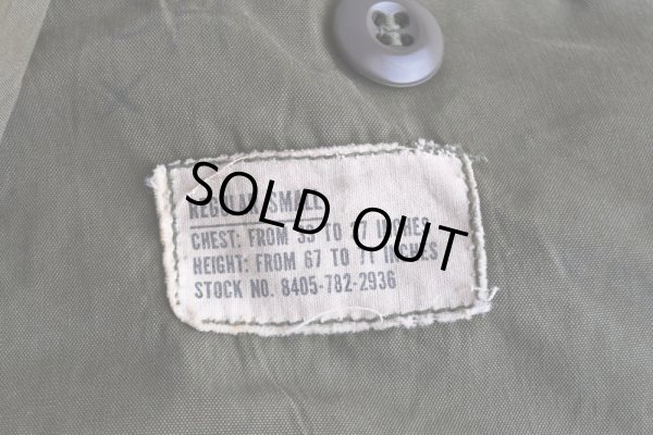 画像6: 1960s US.ARMY M-65 フィールドジャケット 最初期　 "1ST MODEL /CONMARアルミジッパー" 　 表記SMALL-REGULAR 