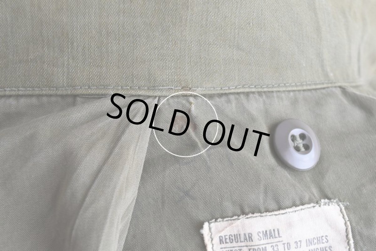 画像24: 1960s US.ARMY M-65 フィールドジャケット 最初期　 "1ST MODEL /CONMARアルミジッパー" 　 表記SMALL-REGULAR  (24)