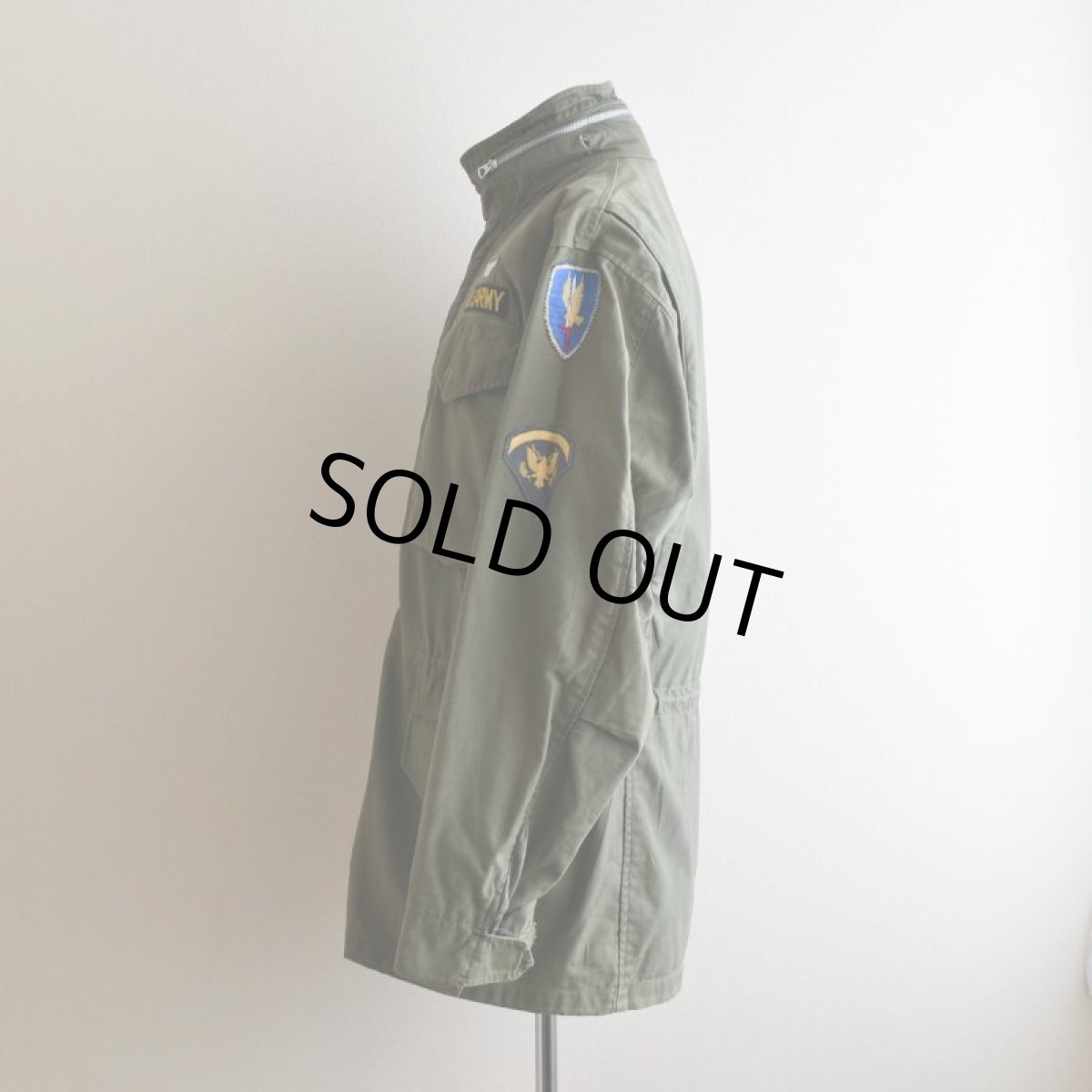 画像4: 1960s US.ARMY M-65 フィールドジャケット 最初期　 "1ST MODEL /CONMARアルミジッパー" 　 表記SMALL-REGULAR  (4)