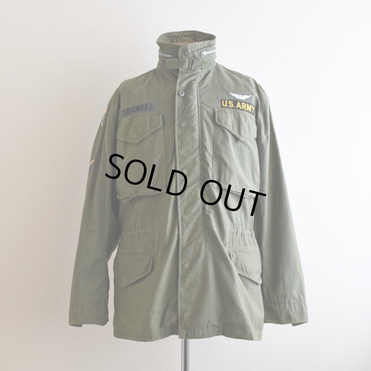 画像1: 1960s US.ARMY M-65 フィールドジャケット 最初期　 "1ST MODEL /CONMARアルミジッパー" 　 表記SMALL-REGULAR  (1)