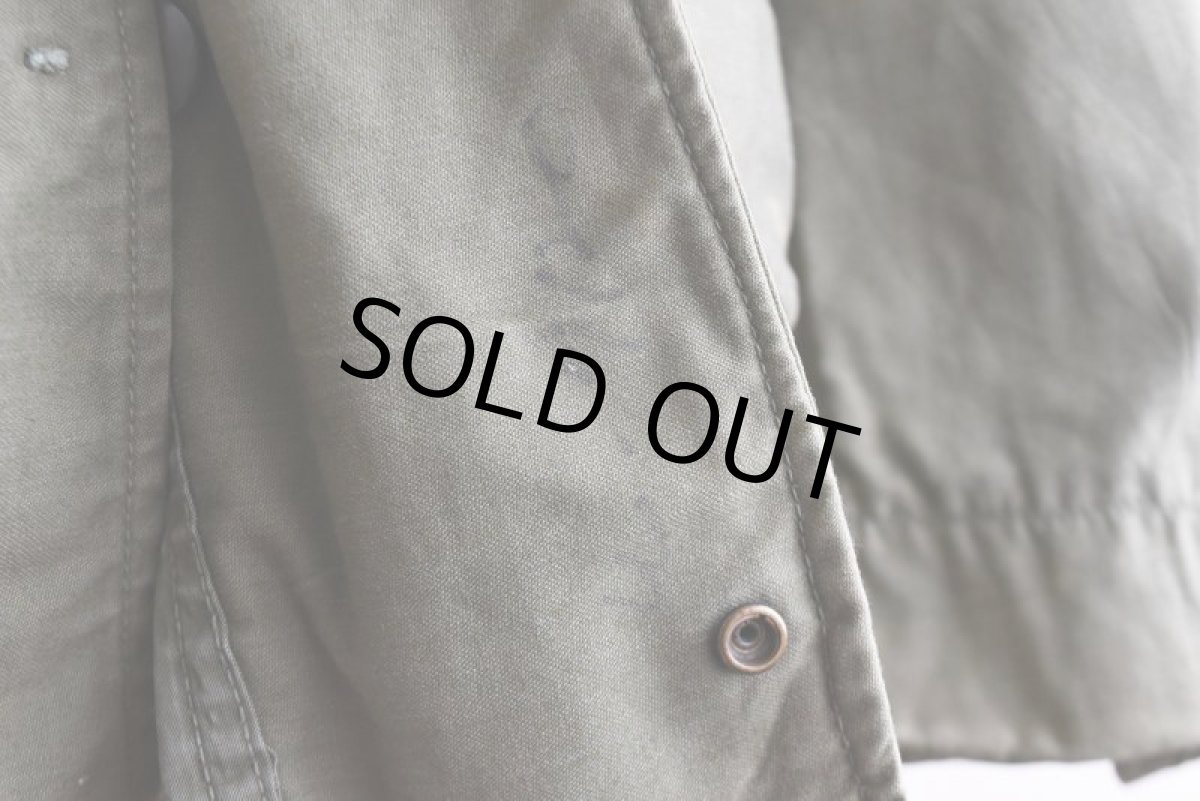 画像20: 1960s US.ARMY M-65 フィールドジャケット 最初期　 "1ST MODEL /CONMARアルミジッパー" 　 表記SMALL-REGULAR  (20)