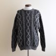 画像1: CARRAIG DONN フィッシャーマンセーター　<br> "MADE IN IRELAND"　<br>表記M<br> (1)