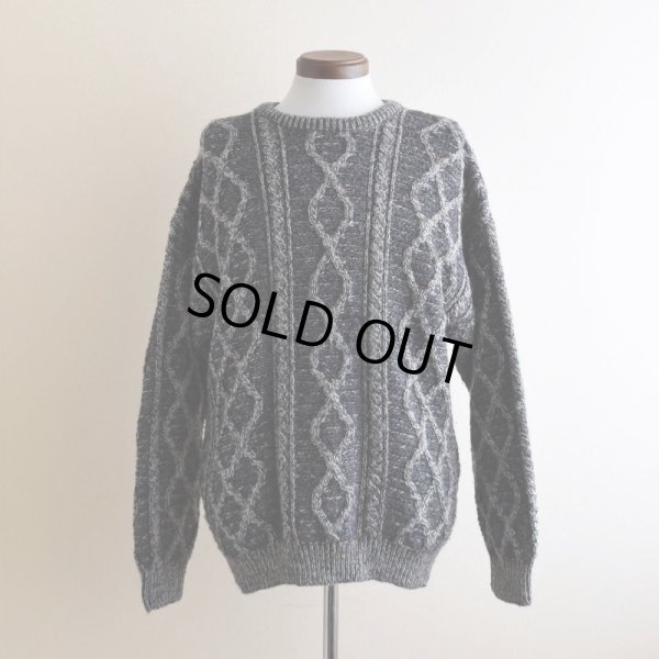画像1: CARRAIG DONN フィッシャーマンセーター　  "MADE IN IRELAND"　 表記M 