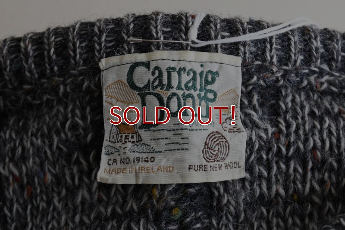 画像5: CARRAIG DONN フィッシャーマンセーター　  "MADE IN IRELAND"　 表記M  (5)