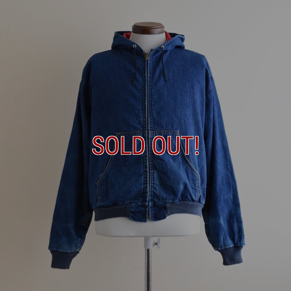画像1: 1970s Carhartt デニムパーカー　  "MADE IN USA"　 表記M  (1)