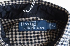 画像5: Polo by RalphLauren チンスト付きフランネルシャツ　  "エルボーパッチ"　 表記XL  (5)
