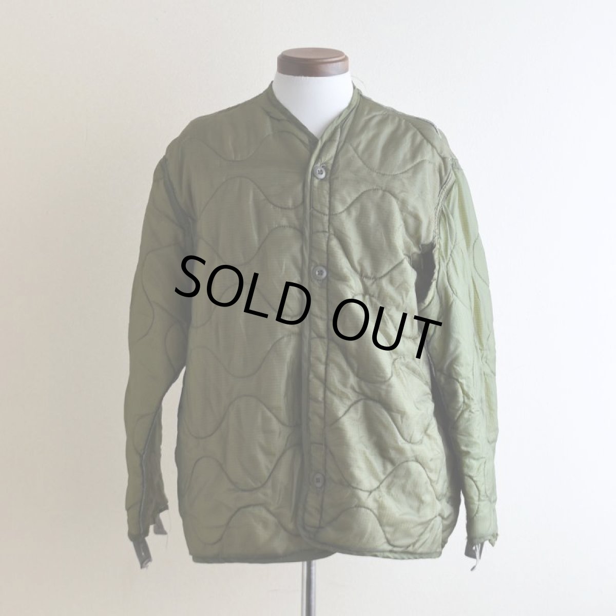 画像1: 1980s US.ARMY M-65 キルティングライナージャケット　 表記MEDIUM  (1)