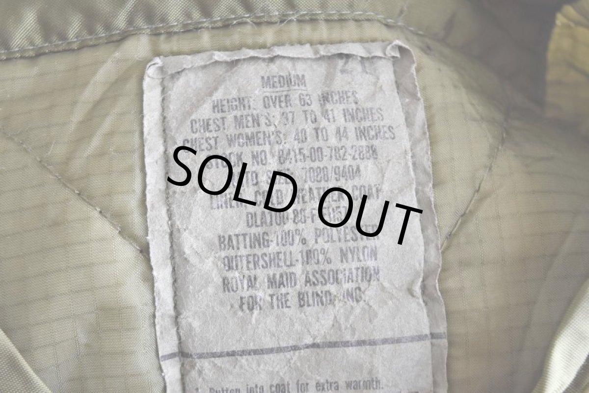 画像5: 1980s US.ARMY M-65 キルティングライナージャケット　 表記MEDIUM  (5)