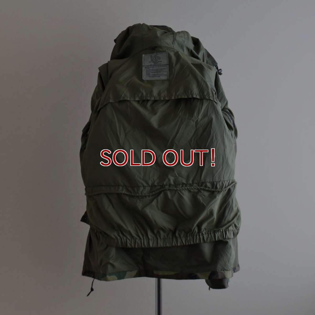 画像5: "DEAD STOCK" 　1990s US.ARMY ECWCS GEN1 ゴアテックスパーカー　 表記SMALL-REGULAR  (5)