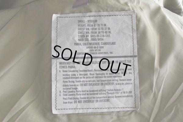 画像6: "DEAD STOCK" 　1990s US.ARMY ECWCS GEN1 ゴアテックスパーカー　 表記SMALL-REGULAR 