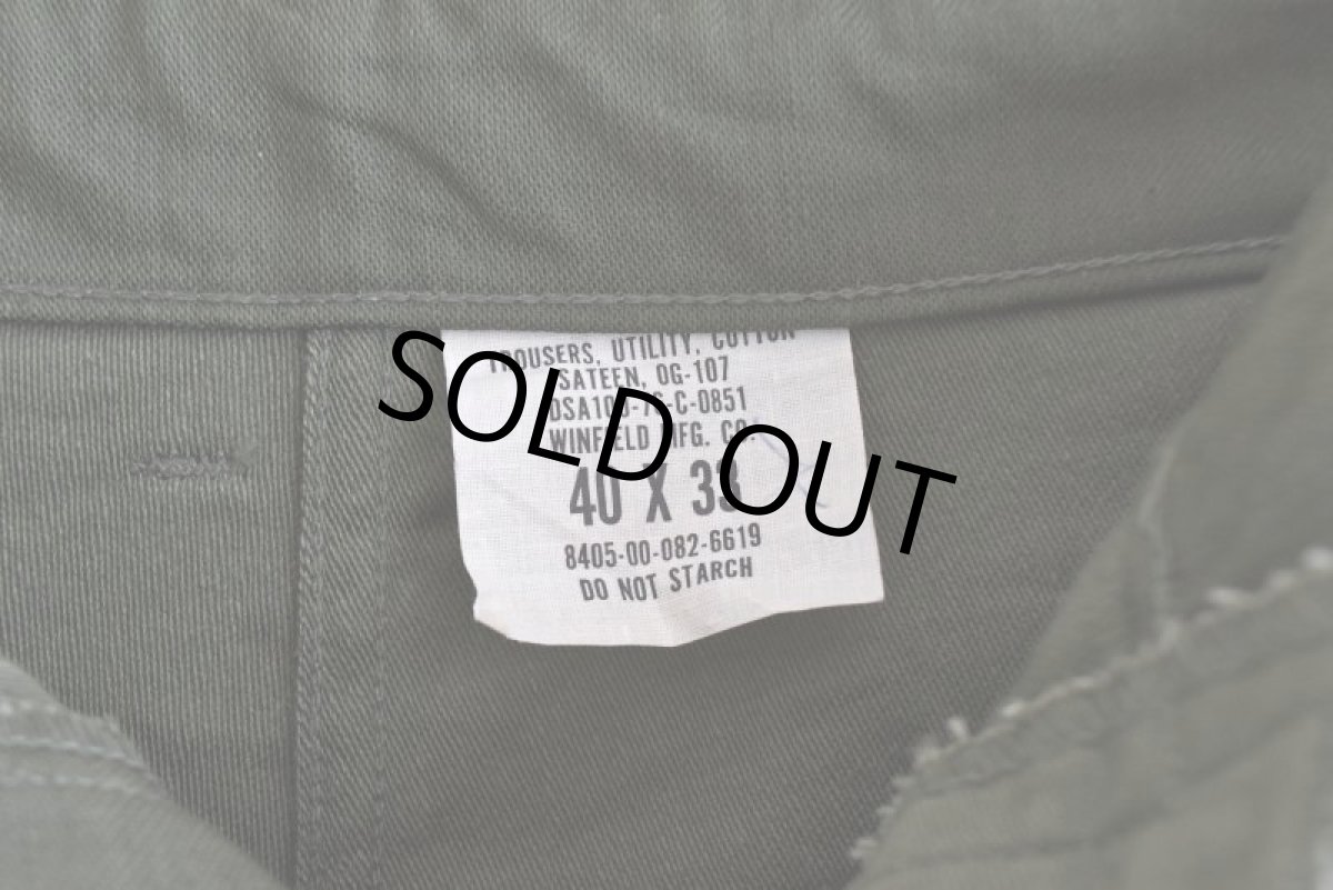 画像4: 1970s US.ARMY コットンベイカーパンツ　 "MINT CONDITION"　 表記40×33  (4)