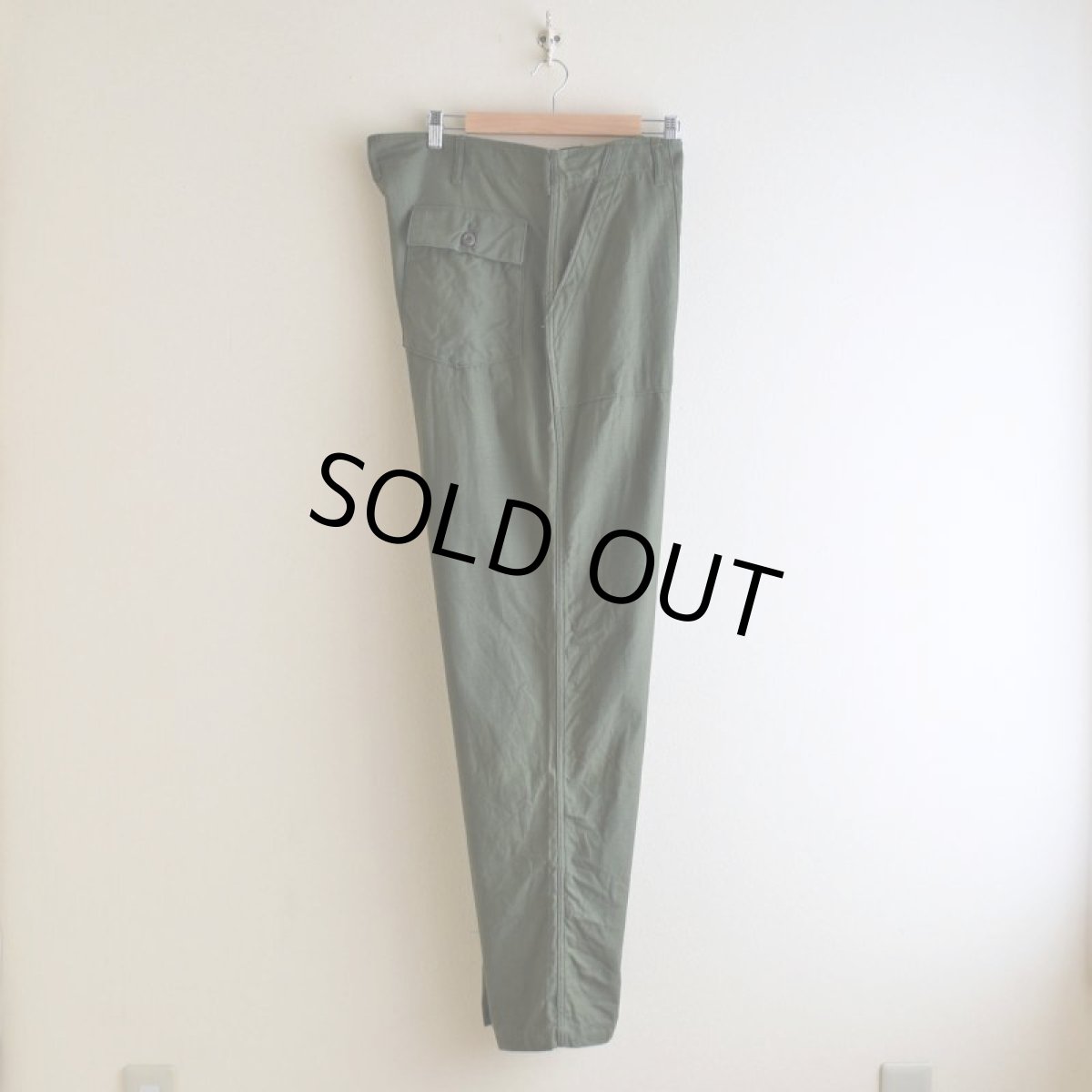 画像3: 1970s US.ARMY コットンベイカーパンツ　 "MINT CONDITION"　 表記40×33  (3)