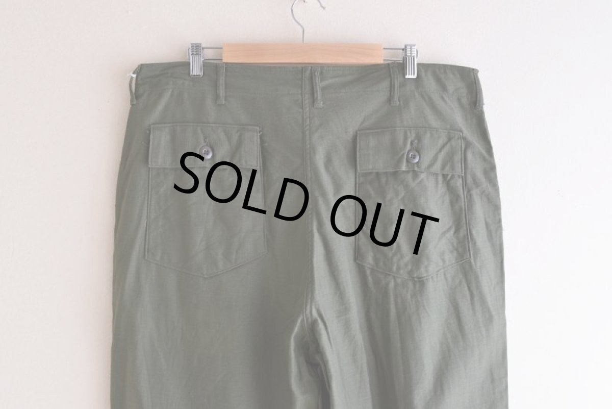 画像8: 1970s US.ARMY コットンベイカーパンツ　 "MINT CONDITION"　 表記40×33  (8)