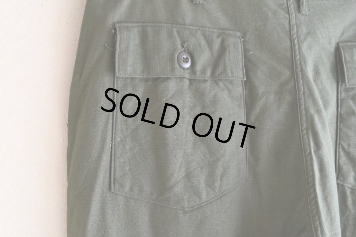 画像9: 1970s US.ARMY コットンベイカーパンツ　 "MINT CONDITION"　 表記40×33  (9)