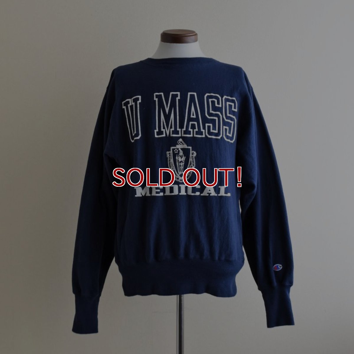 画像1: 1990s Champion リバースウィーブスウェット　  "UMASS MEDICAL"　 表記M  (1)