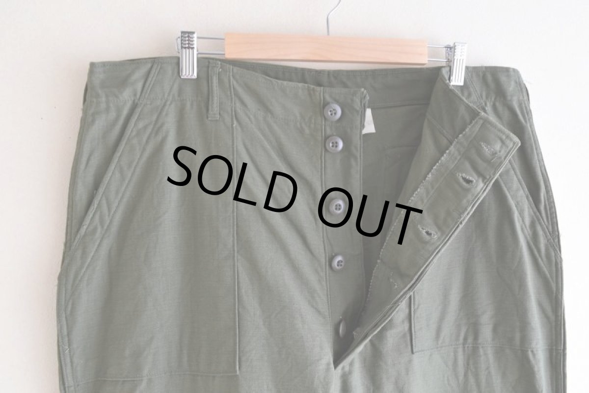 画像6: 1970s US.ARMY コットンベイカーパンツ　 "MINT CONDITION"　 表記40×33  (6)