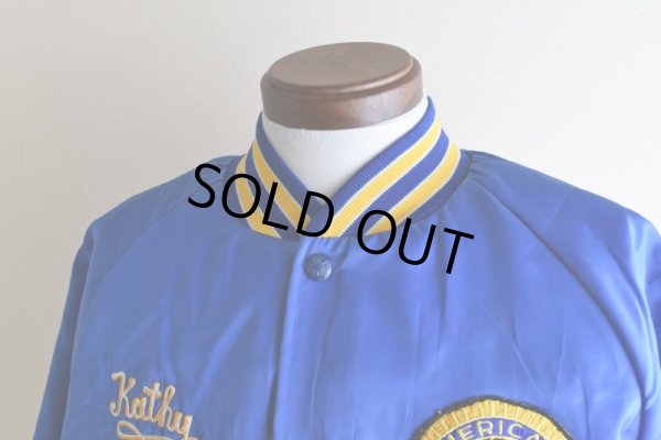 画像8: 1980s King Louie AMERICAN LEGION チェーン刺繍ナイロンスタジャン   "MADE IN USA"  表記M