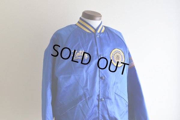 画像7: 1980s King Louie AMERICAN LEGION チェーン刺繍ナイロンスタジャン   "MADE IN USA"  表記M